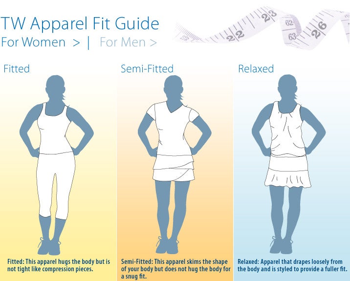 Women's Apparel Fit Guide