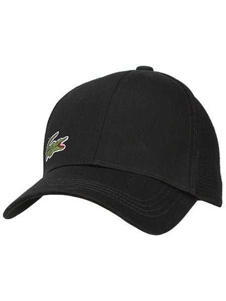 Lacoste Men's Trucker Hat in Black Lacoste Men's Trucker Hat in Black