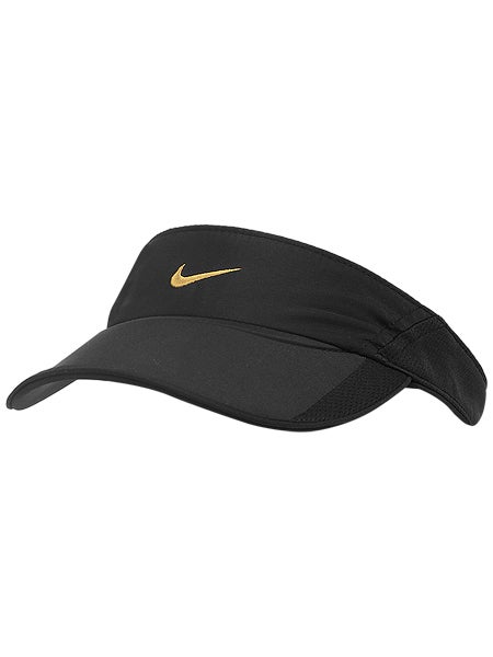 Nike Women's Summer Feather Light Visor Black/Gold