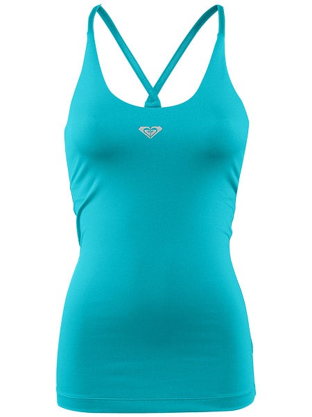 Roxy Women's Spring Seamless Victory Tank in Blue Roxy Women's Spring Seamless Victory Tank in Blue
