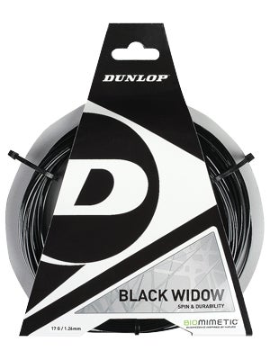 Dunlop Black Widow Polyester Tennis String Review
