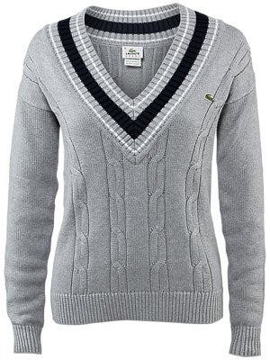 Lacoste Women's Spring V-Neck Sweater