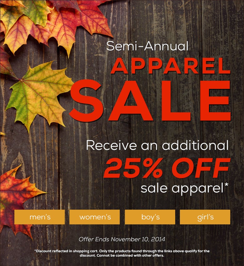 Extra 25% Off Sale Tennis Apparel
