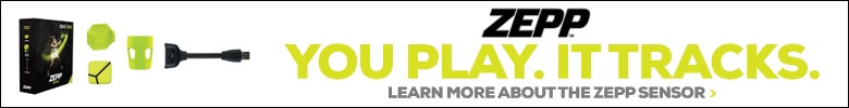 Zepp, You Play. It Tracks. Click here to learn More About the Zepp Sensor.