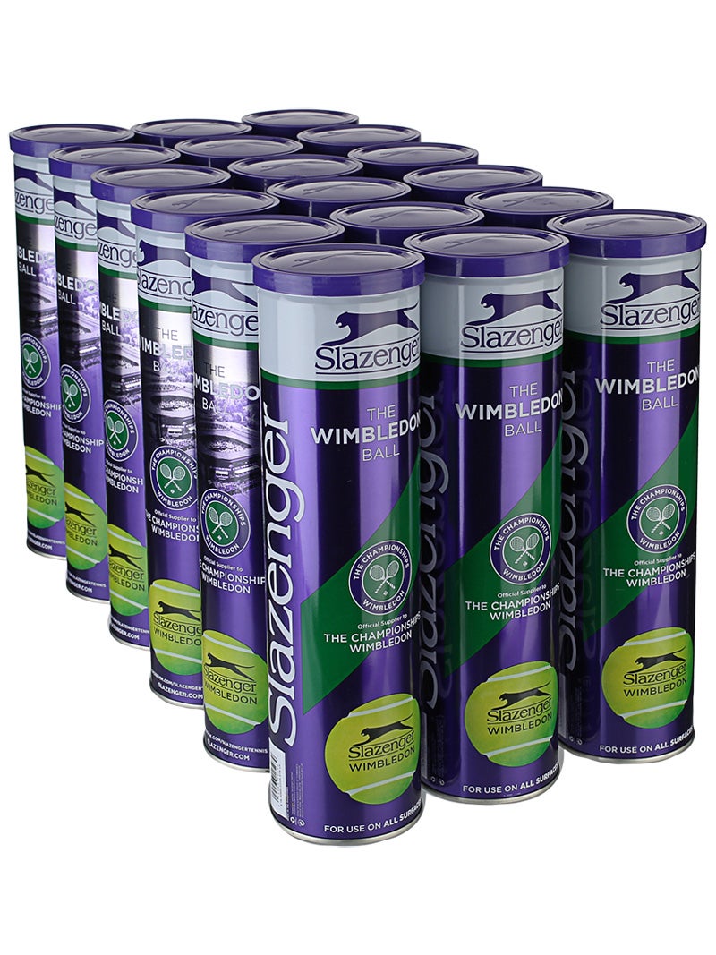 Tube de 4 Balles Slazenger Wimbledon