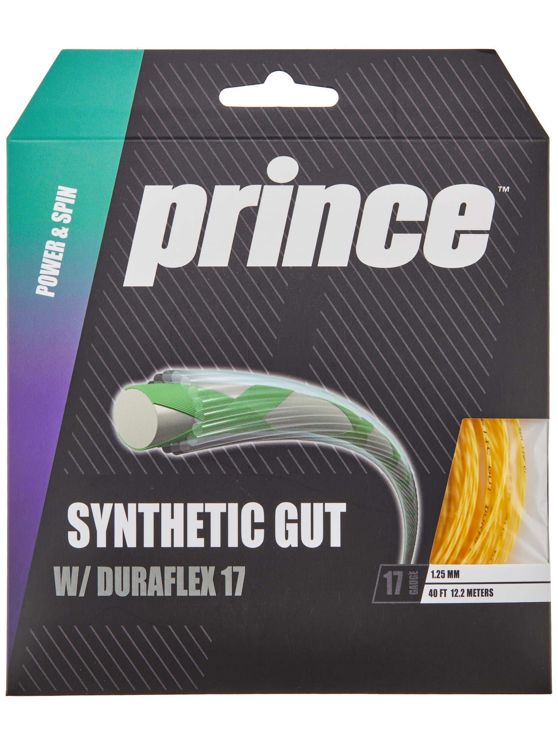 prince duraflex synthetic gut 17
