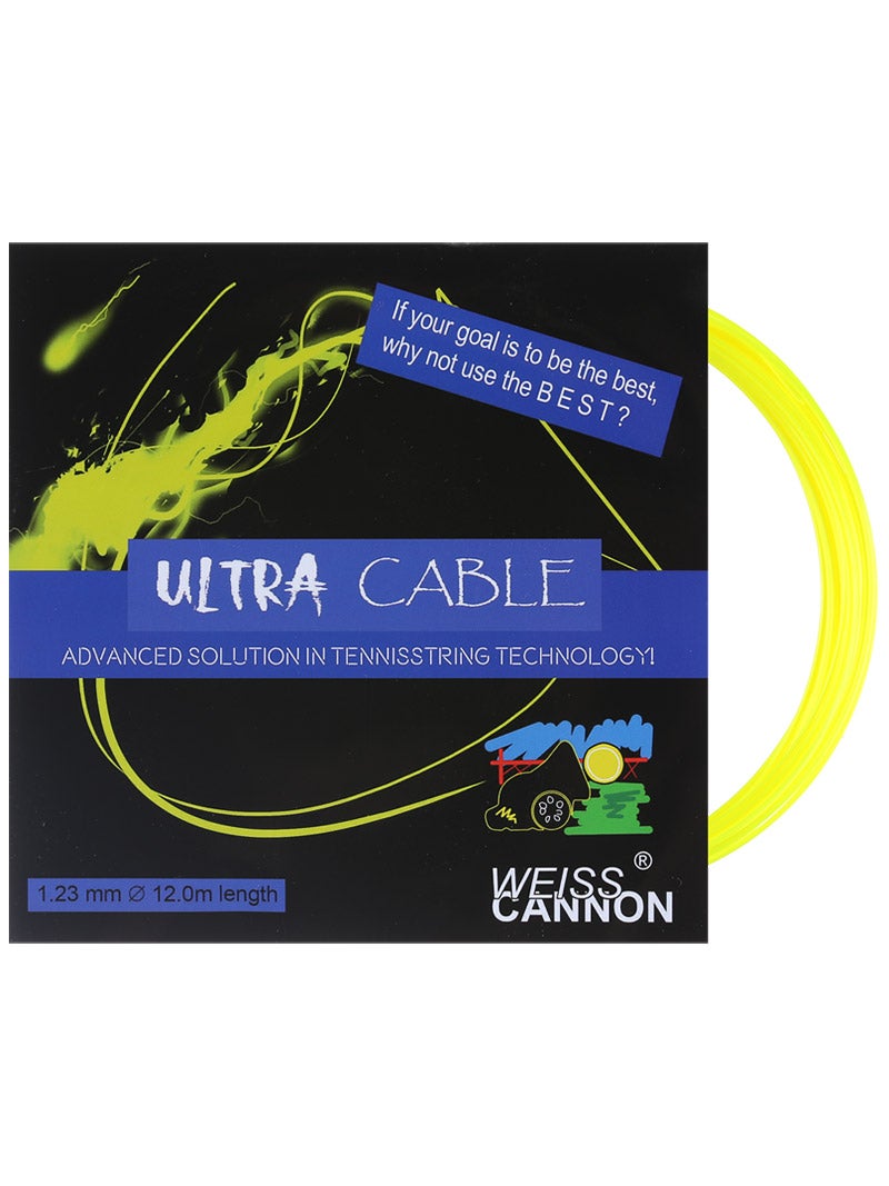 Weiss Cannon Ultra Cable 17 Tennis String Review -  2017