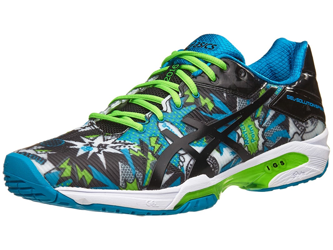 Asics Gel Solution Speed 3 NYC Wh/Bk/Gr Mens Shoes