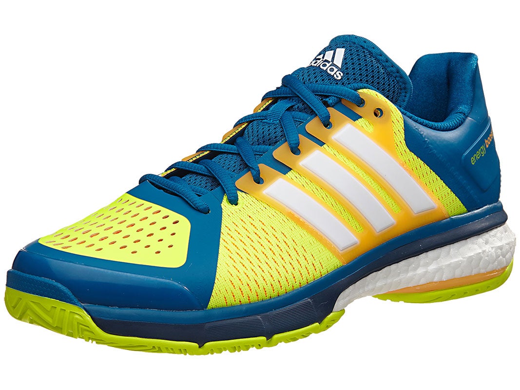 adidas Tennis Energy BOOST Bl/Wh/Ye Mens Shoe