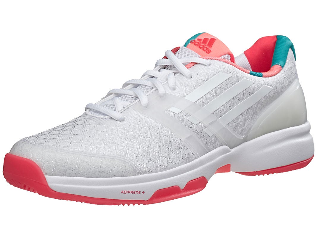 adidas adizero Ubersonic White/Red Womens Shoes
