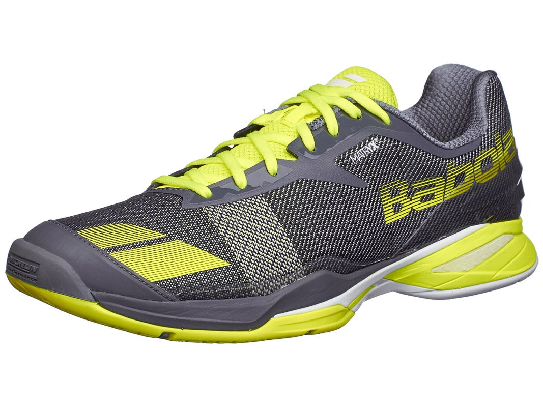 Babolat Jet AC Grey/Yellow Mens Shoes