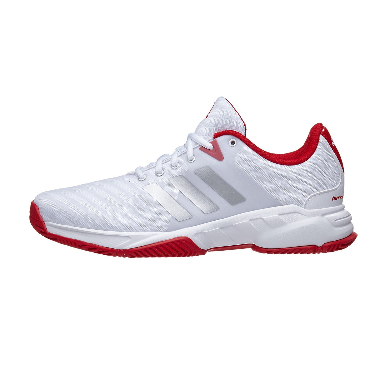 adidas Barricade Court 3 White/Sil/Scarlet Men's Shoes 360 ...