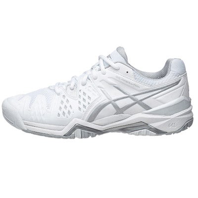 Asics Gel Resolution 6 WIDE White/Silver Women's Shoes 360° View