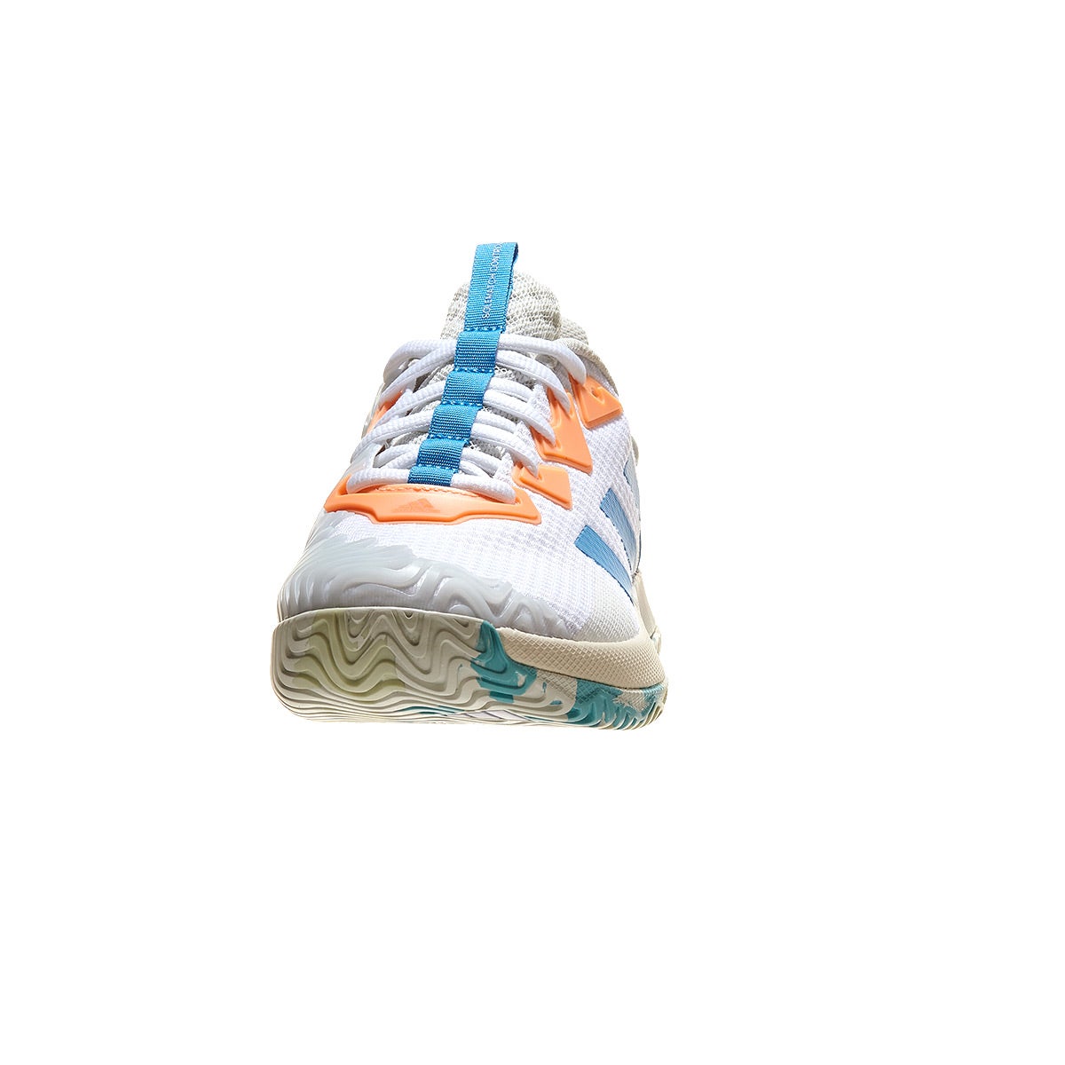 adidas SoleMatch Control White/Blue/Grey Men's Shoe 360° View Tennis