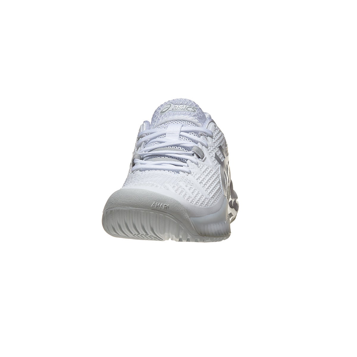 Asics Gel Resolution 8 White/Silver Women's Shoes 360° View Tennis Warehouse