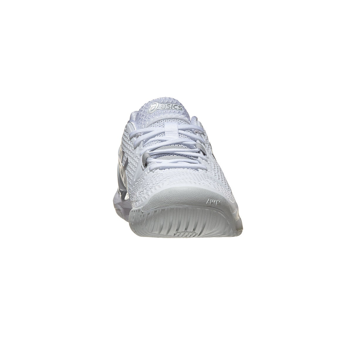 Asics Gel Resolution 8 White/Silver Women's Shoes 360° View Tennis Warehouse