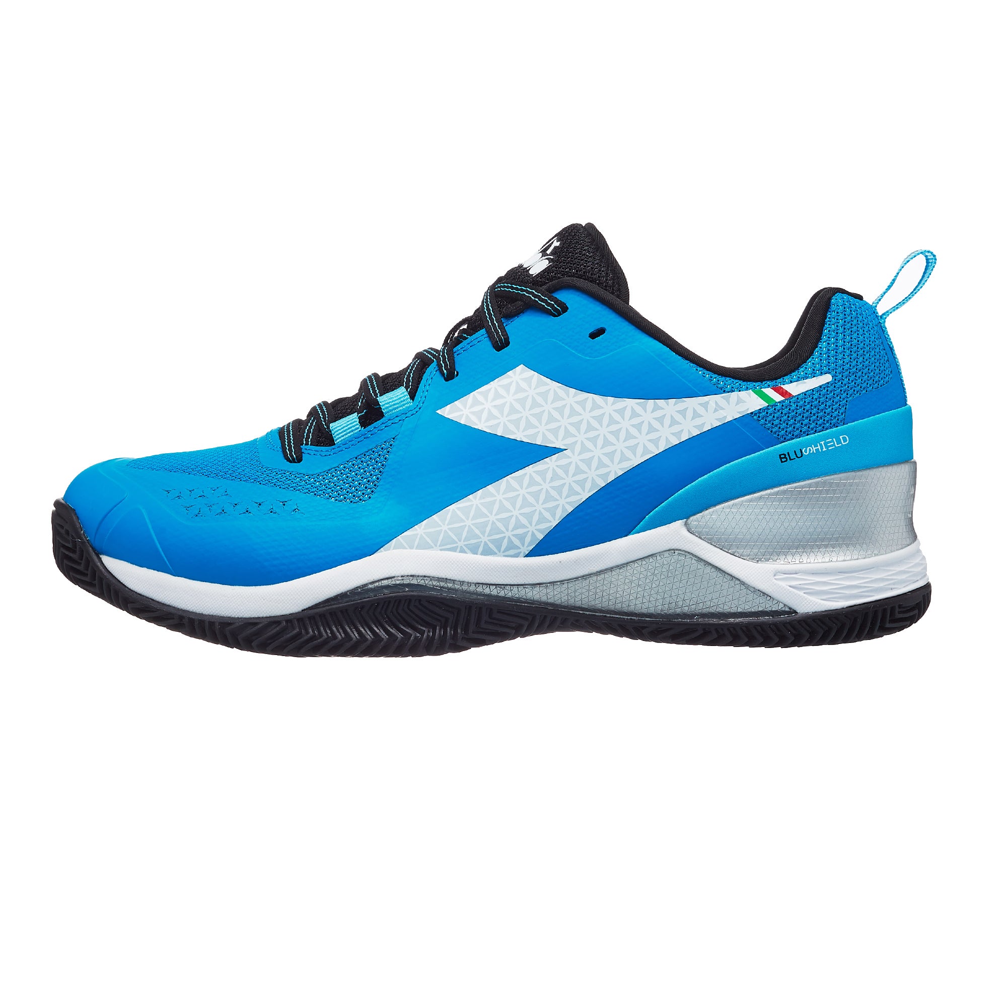 Diadora Speed Blushield Torneo Clay Blue/Wh Men's Shoe 360° View Tennis Warehouse