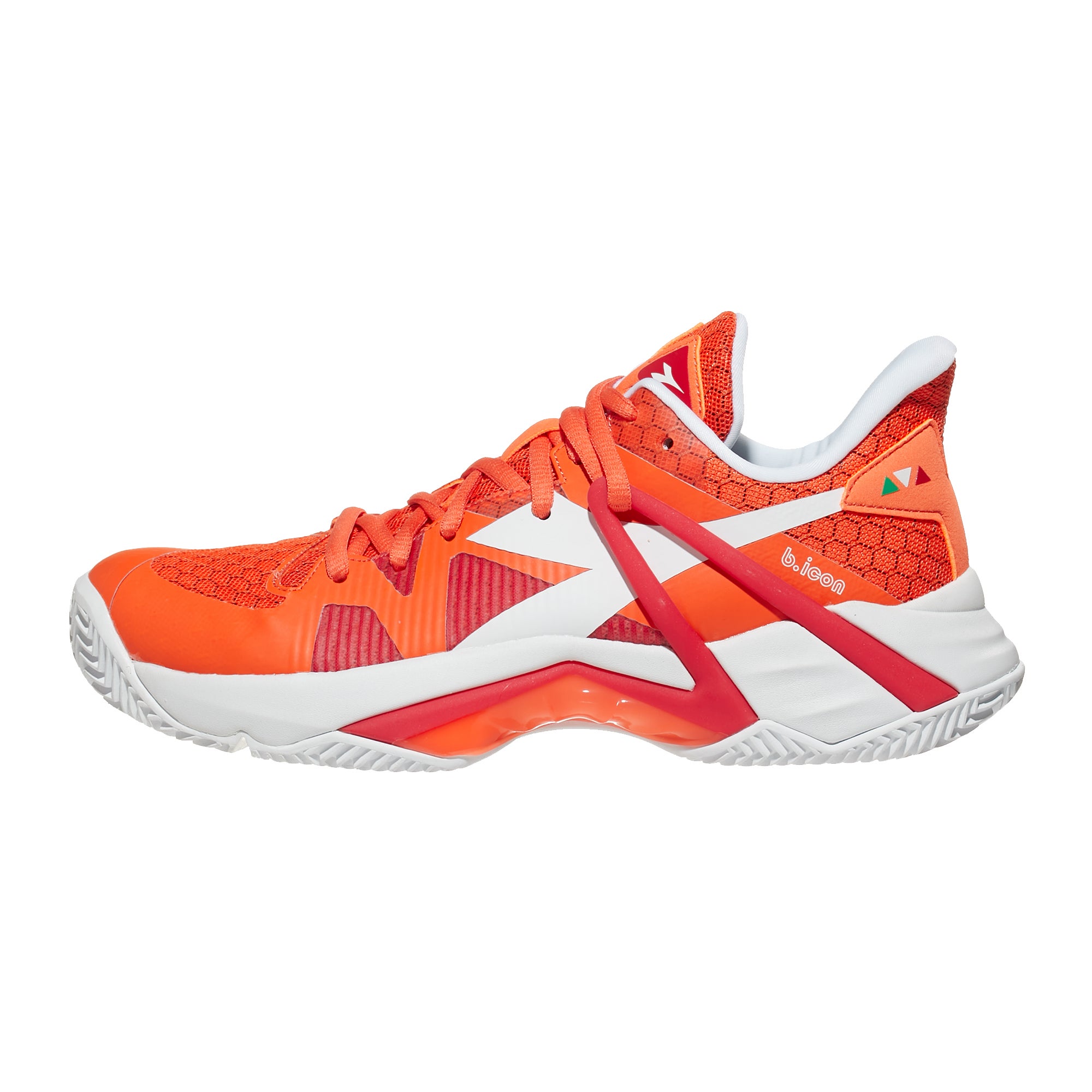 Diadora Speed B.Icon Clay Orange/White Women's Shoe 360° View Tennis