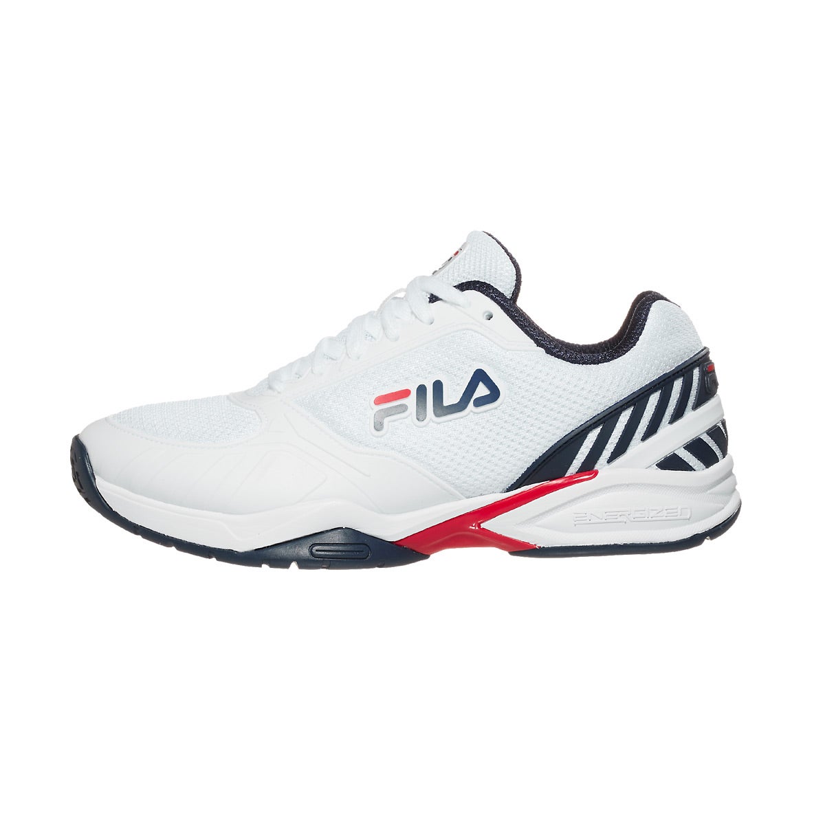 Fila Volley Zone Wh/Navy/Red Men's Pickleball Shoes 360° View - Tennis ...