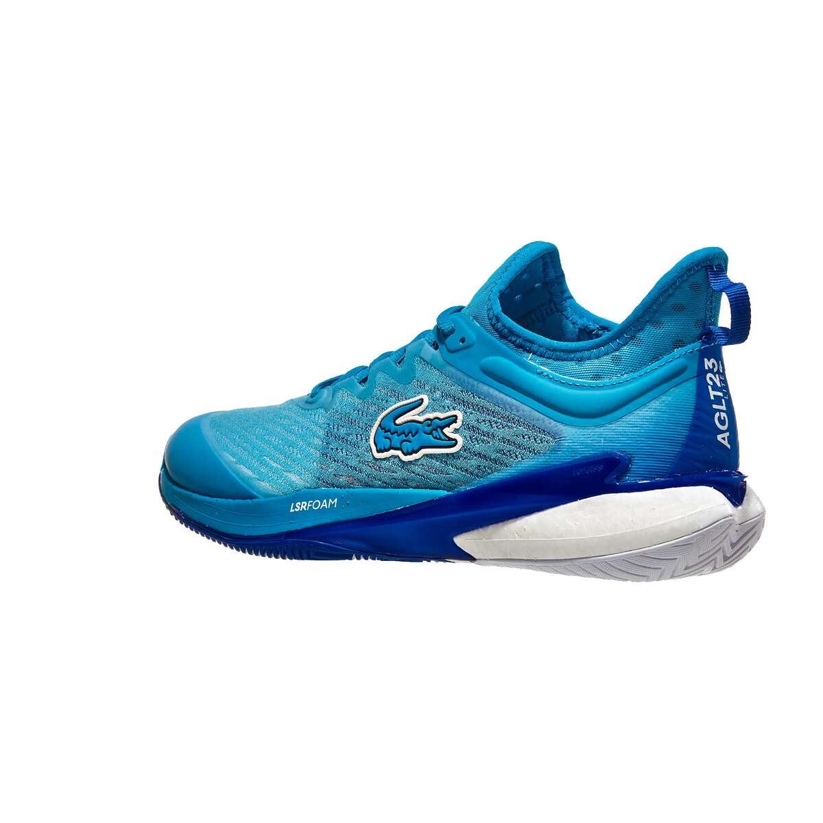 Lacoste AGLT23 Lite Blue Men's Shoes 360° View Tennis Warehouse