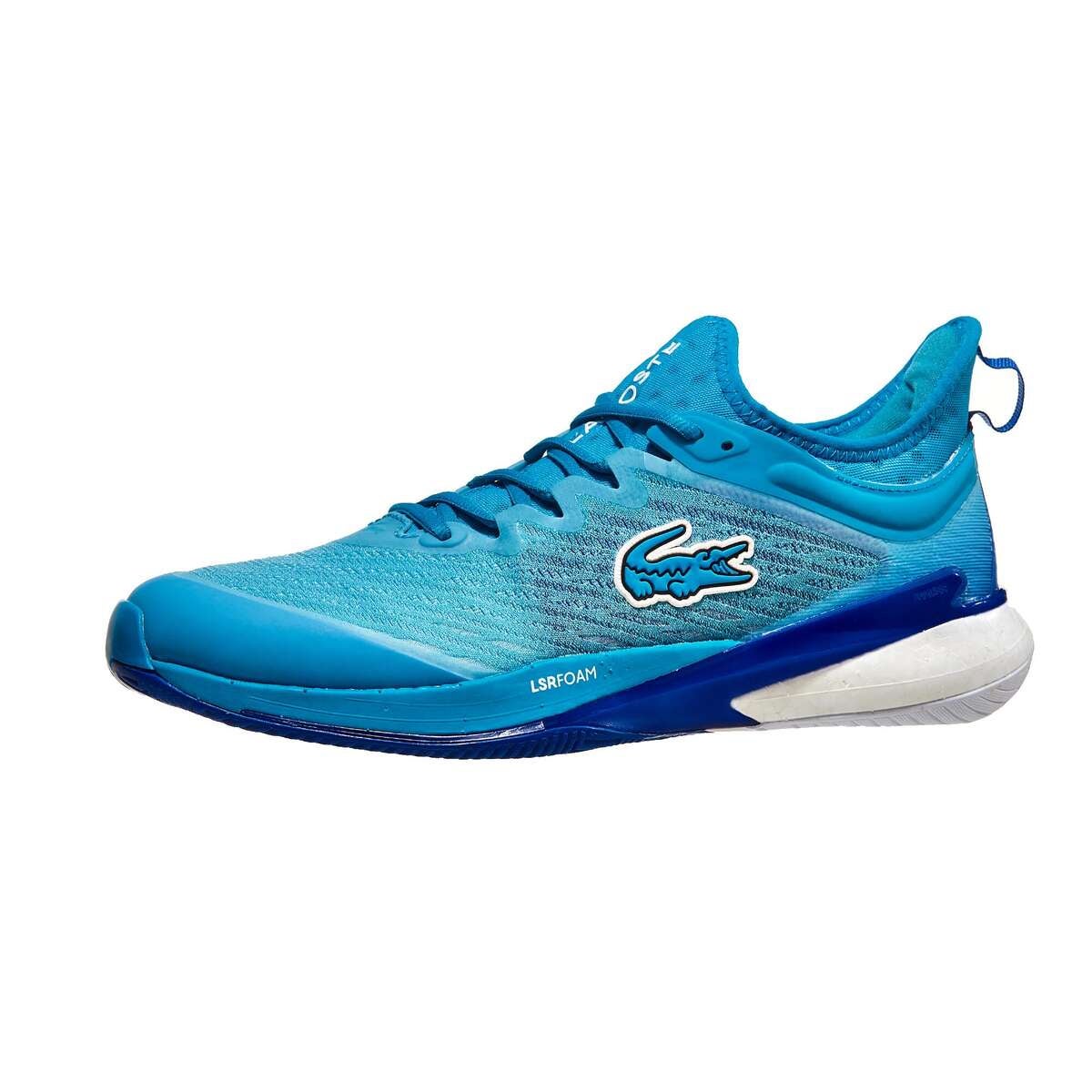 Lacoste AG-LT23 Lite Blue Men's Shoes 360° View - Tennis Warehouse