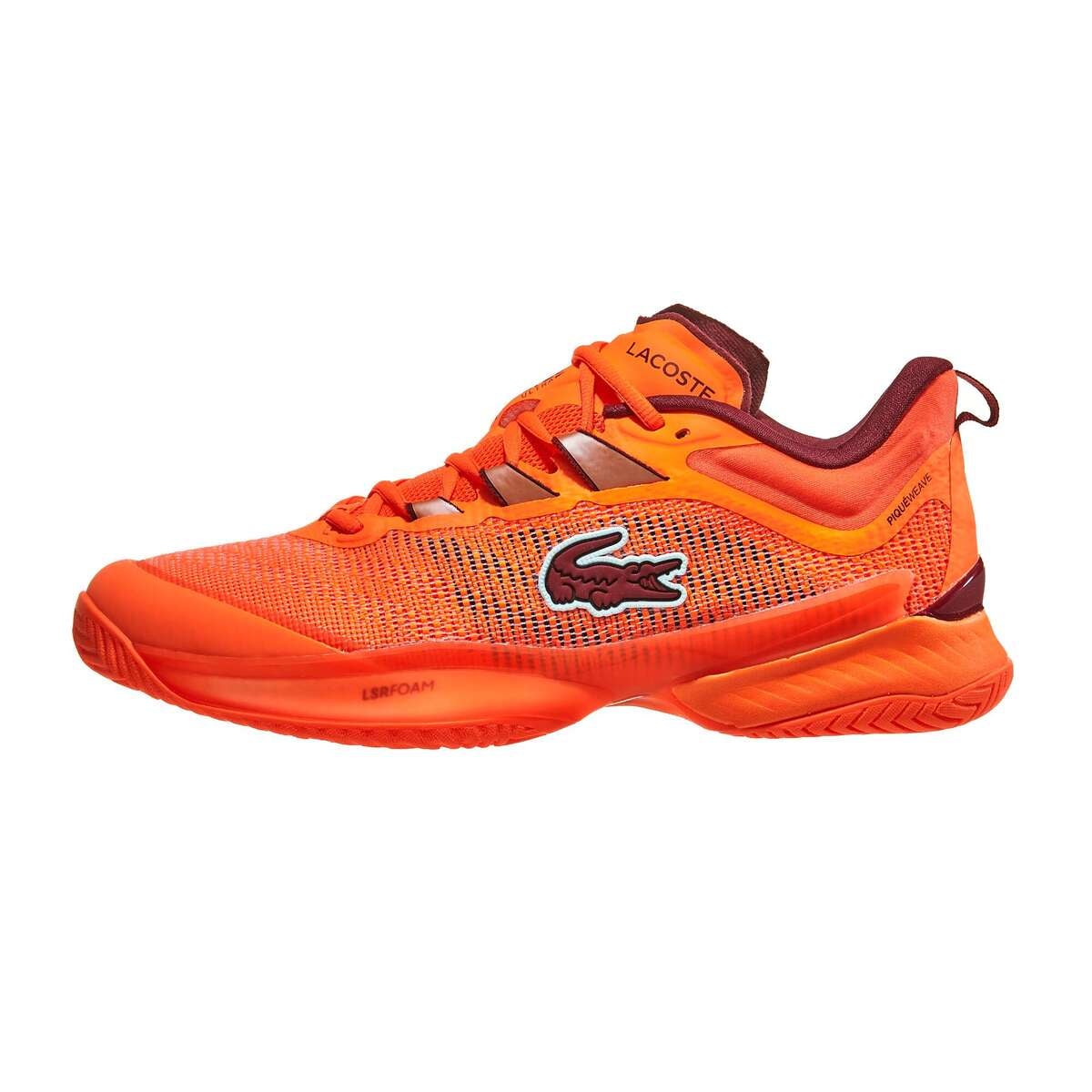 Lacoste Ag Lt23 Ultra Orange Mens Shoes 360° View Tennis Warehouse