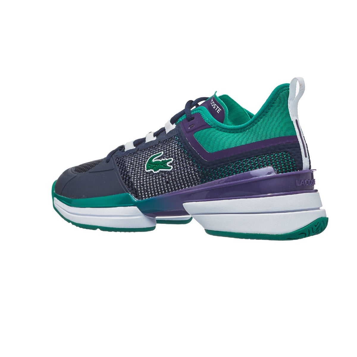 Lacoste AGLT 21 Ultra Navy/Green Men's Shoes 360° View Tennis Warehouse