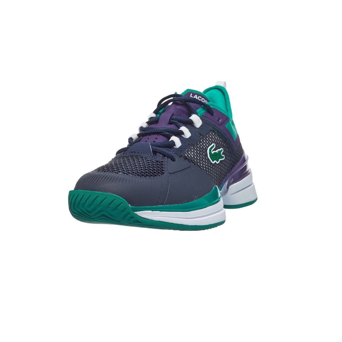 Lacoste AGLT 21 Ultra Navy/Green Men's Shoes 360° View Tennis Warehouse