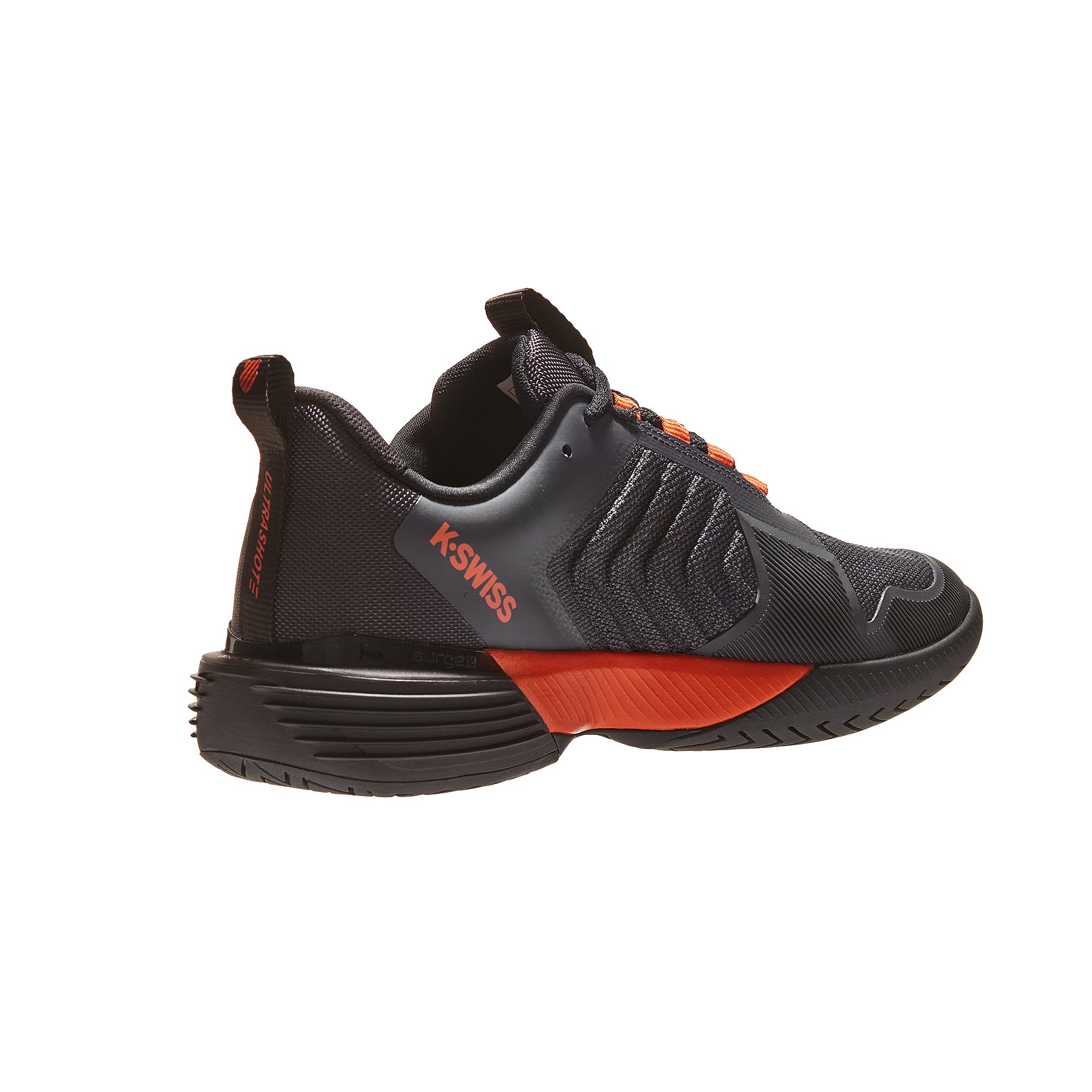 KSwiss Ultrashot 3 Asphalt/Black/Orange Men's Shoes 360° View - Tennis ...