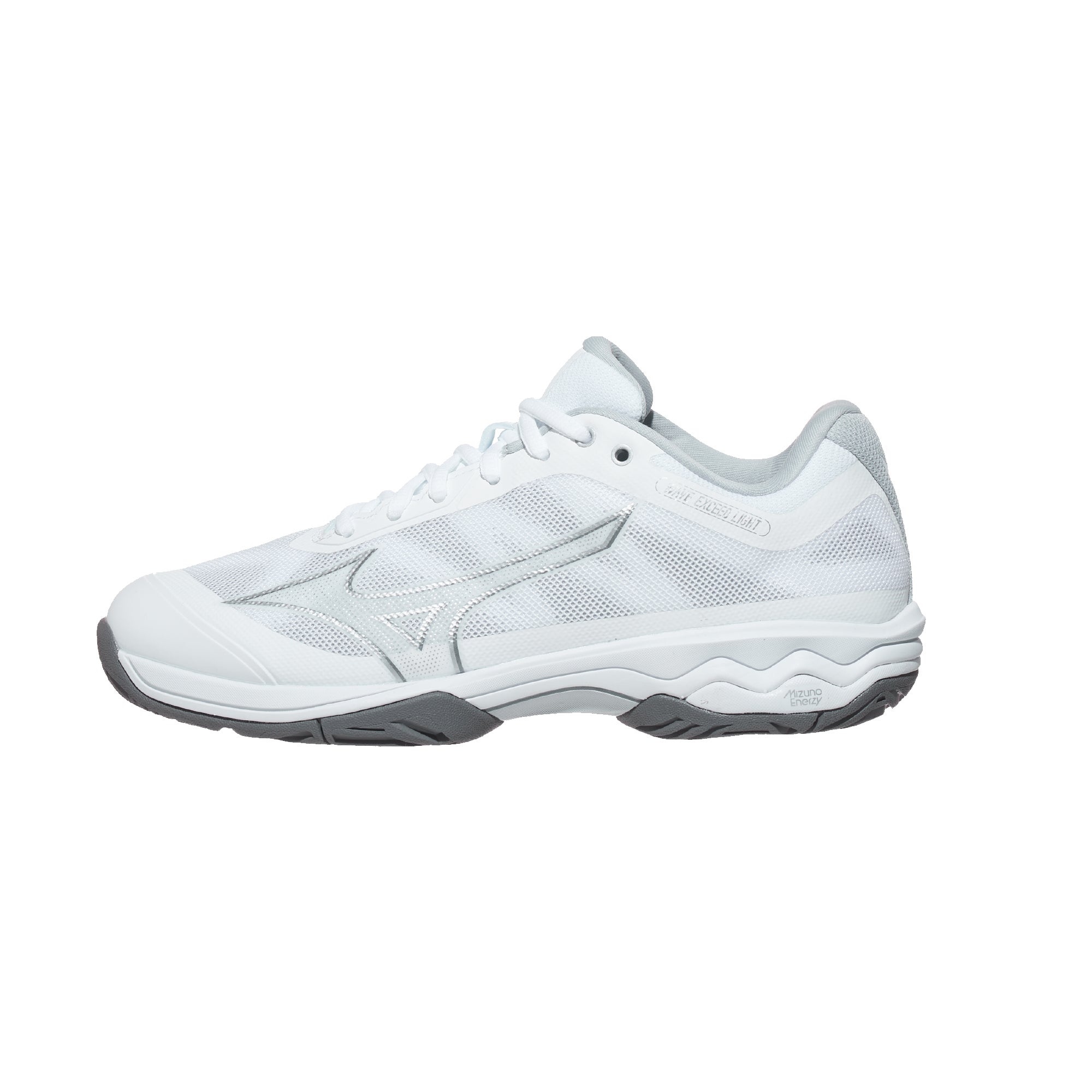 Mizuno Wave Exceed Light White/Silver Women's Shoes 360° View Tennis