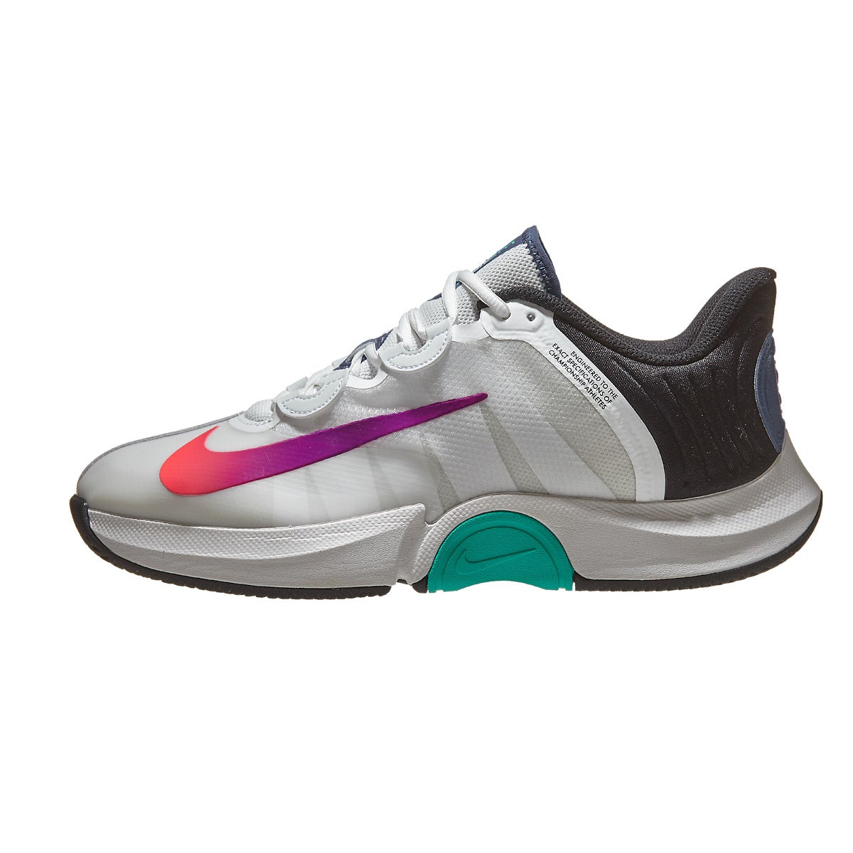 Nike Air Zoom GP Turbo White/Black/Green Men's Shoe 360Â° View