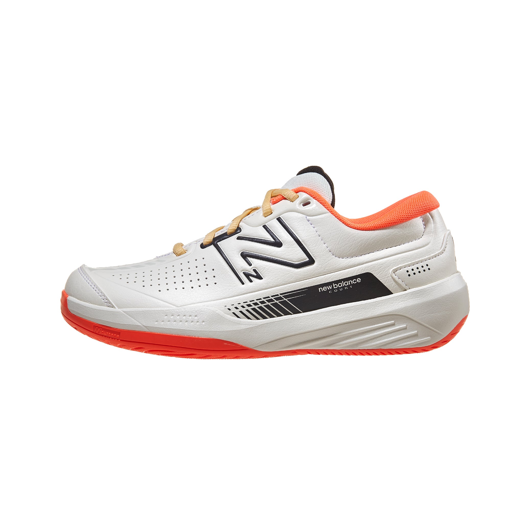 New Balance WC 696v5 B White/Dragonfly Women's Shoe 360° View - Tennis ...