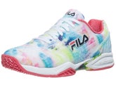 fila axilus 2 energized tie dye rouge red women's shoes