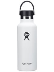 hydro flask 18 oz standard mouth white
