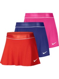 nike women's court pure flouncy tennis skirt