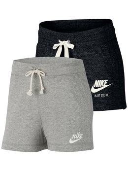 grey nike womens shorts
