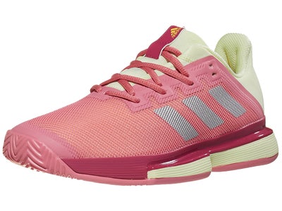 adidas pink and silver shoes
