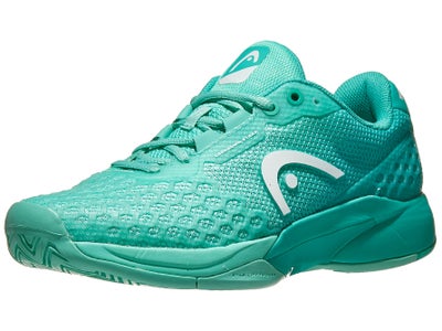 teal colored tennis shoes