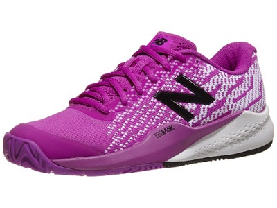 pink and purple tennis shoes