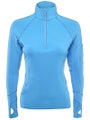 BloqUV Women's Half Zip Top - Ocean Blue