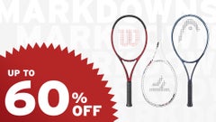 Racquet deals from Wilson, HEAD, & more.