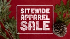 Save 25% on all apparel sitewide!