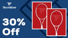 30% Off Tecnifibre Racquets