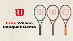 Try a Wilson Racquet for FREE!