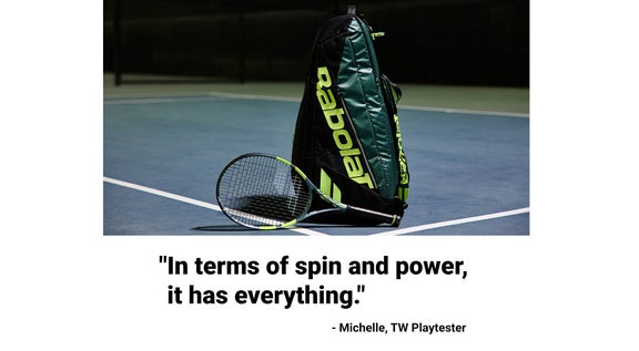 "In terms of spin and power, it has everything."