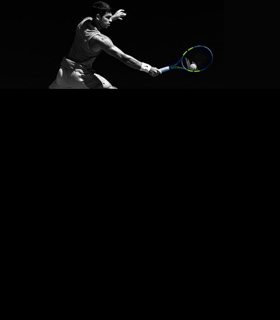 <i>Endorsed by World No.1<br>Carlos Alcaraz</i>