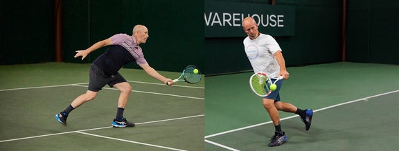 Images of Mark Playing Tennis