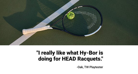 Racquet Image with Quote