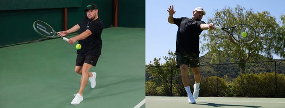 Images of Troy Playing Tennis