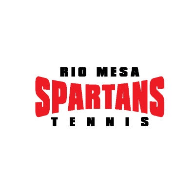 Rio Mesa Spartans Tennis Embroidery Design Example